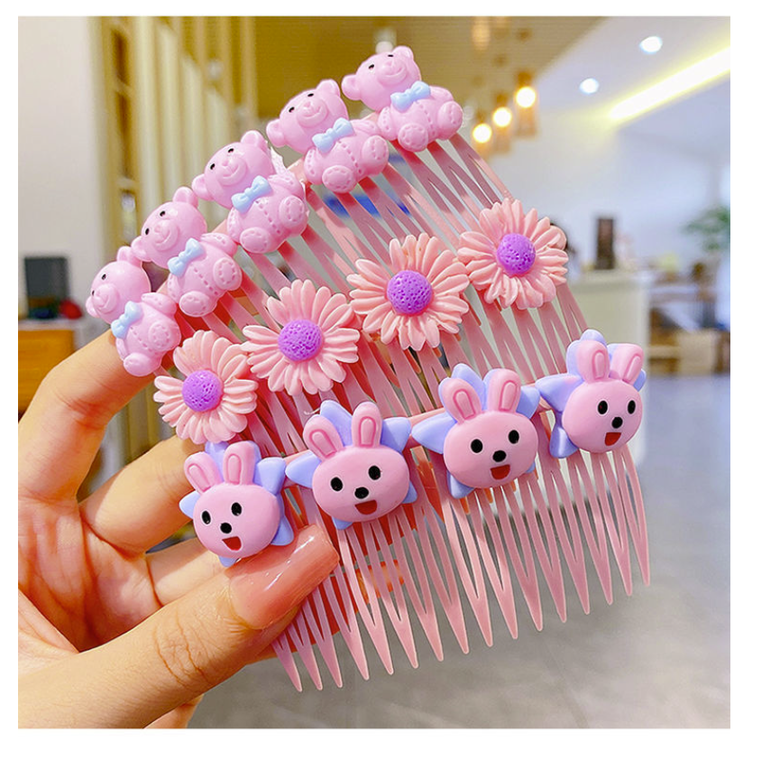 Children's hair side comb（bunny）