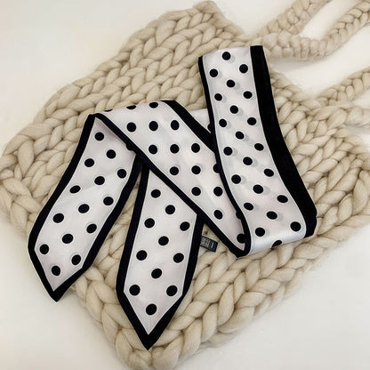 Multi-purpose headband（Black and white dots）