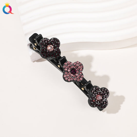 Double hairpin（Clover purple-pink）