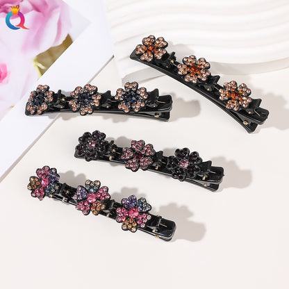 Double hairpin（Five-leaf flower rainbow color）