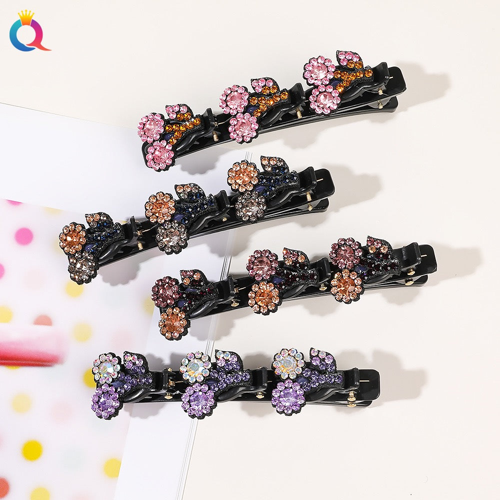 Double hairpin（Cherry purple-white）