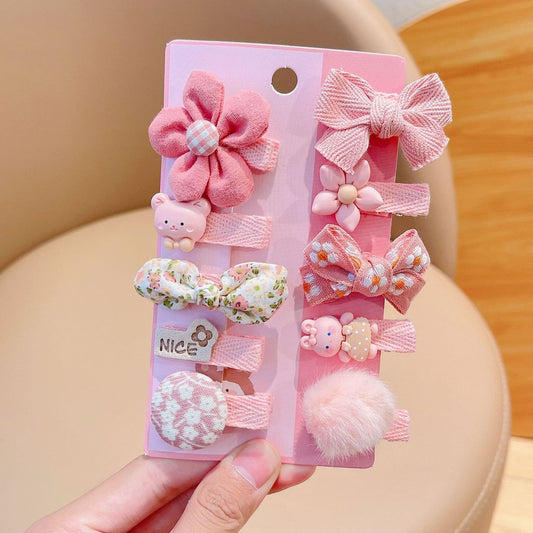 Hairpins for girls or babies（Pink flowers）