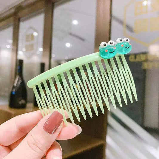 Children's hair side comb（frog）