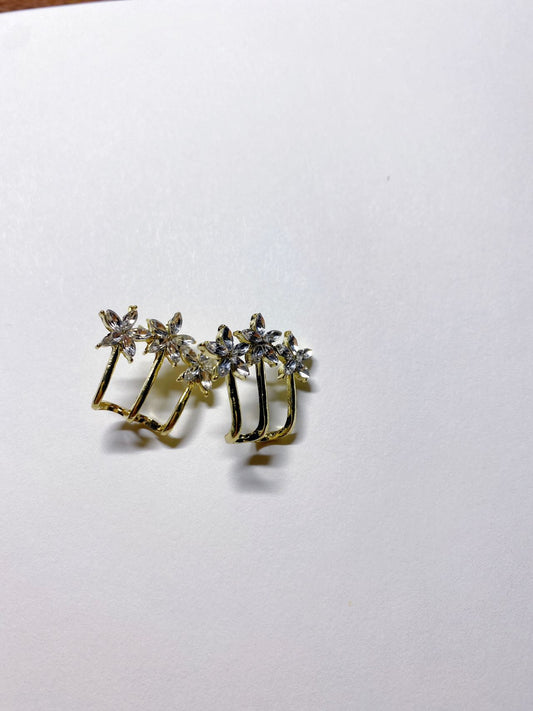 Crown-shaped earrings