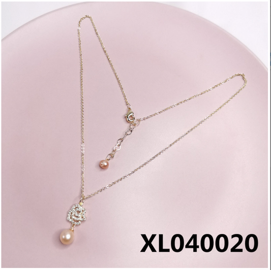 Rose gold necklace