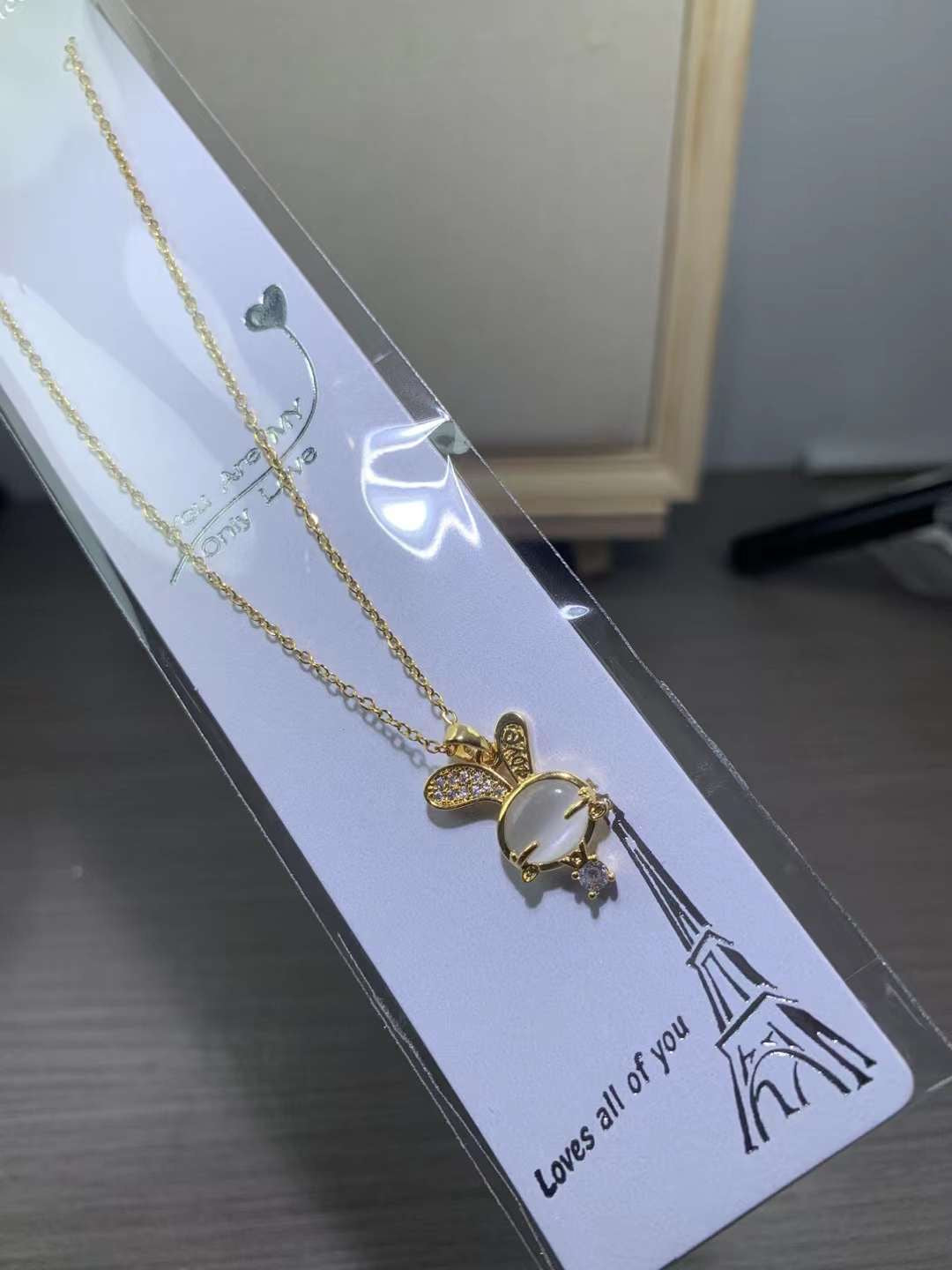 Rabbit shaped necklace