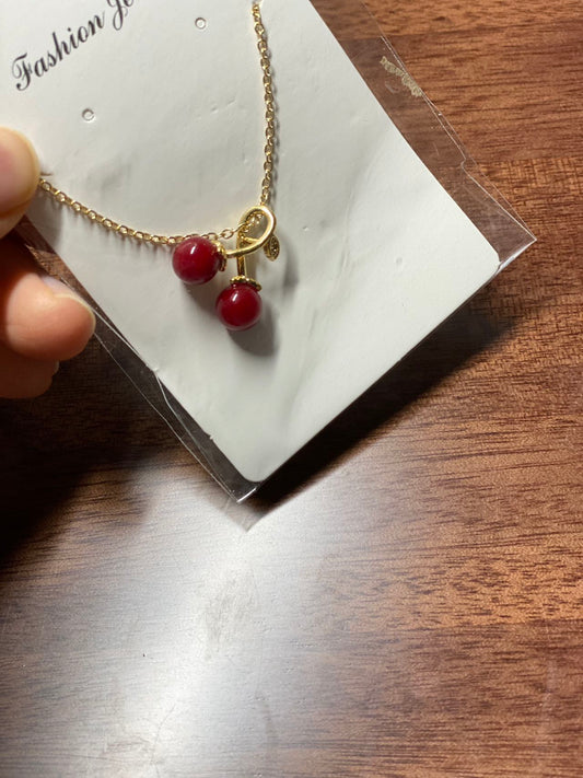 Cherry necklace