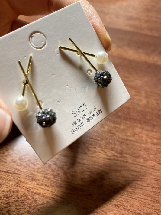 Brilliant X earrings